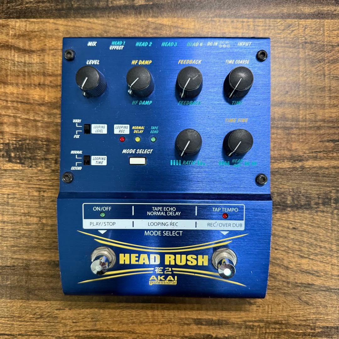初太郎。AKAI HEAD RUSH E2 ディレイ