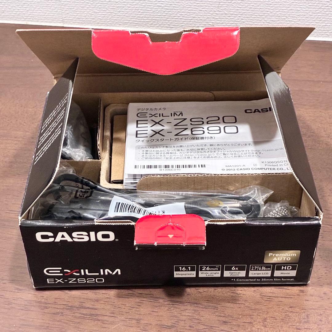 未使用級 CASIO EXILIM EX-ZS20