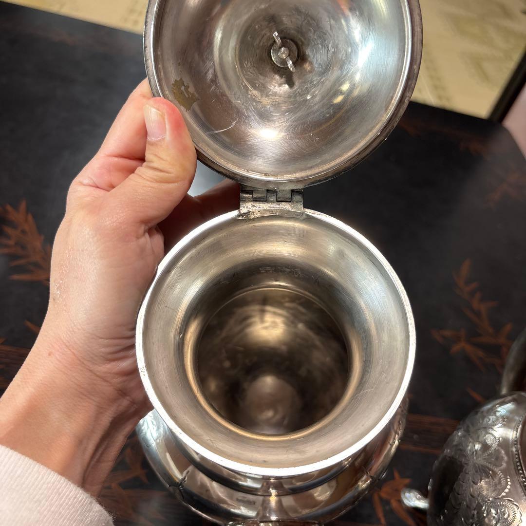 銀メッキ ティーポット