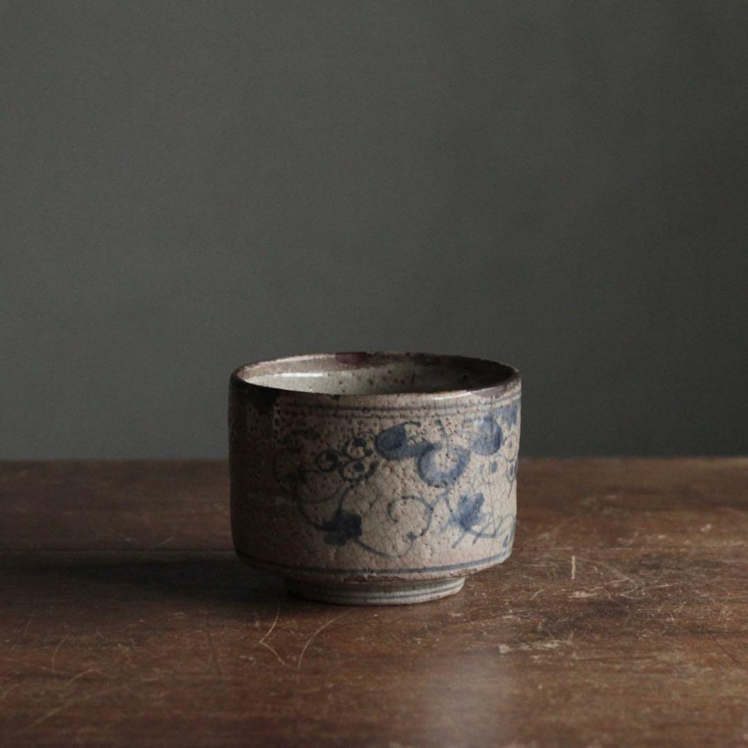 呉州染付 筒茶碗 中国美術 古美術 古道具 アンティーク茶道具