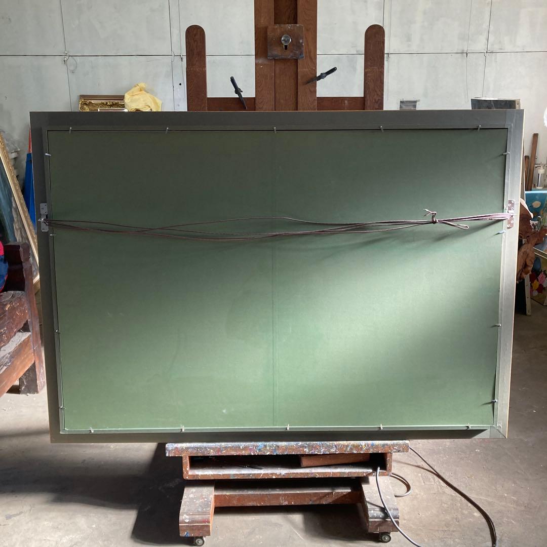 大型 P80号 油彩額縁 ゴールドフレーム 金装飾 埼玉県 川越市 引き取り可