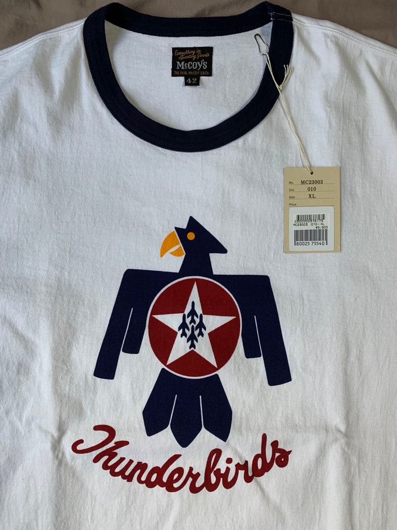 トップス THE REAL McCOY'S MC23003 THUNDERBIRDS XL