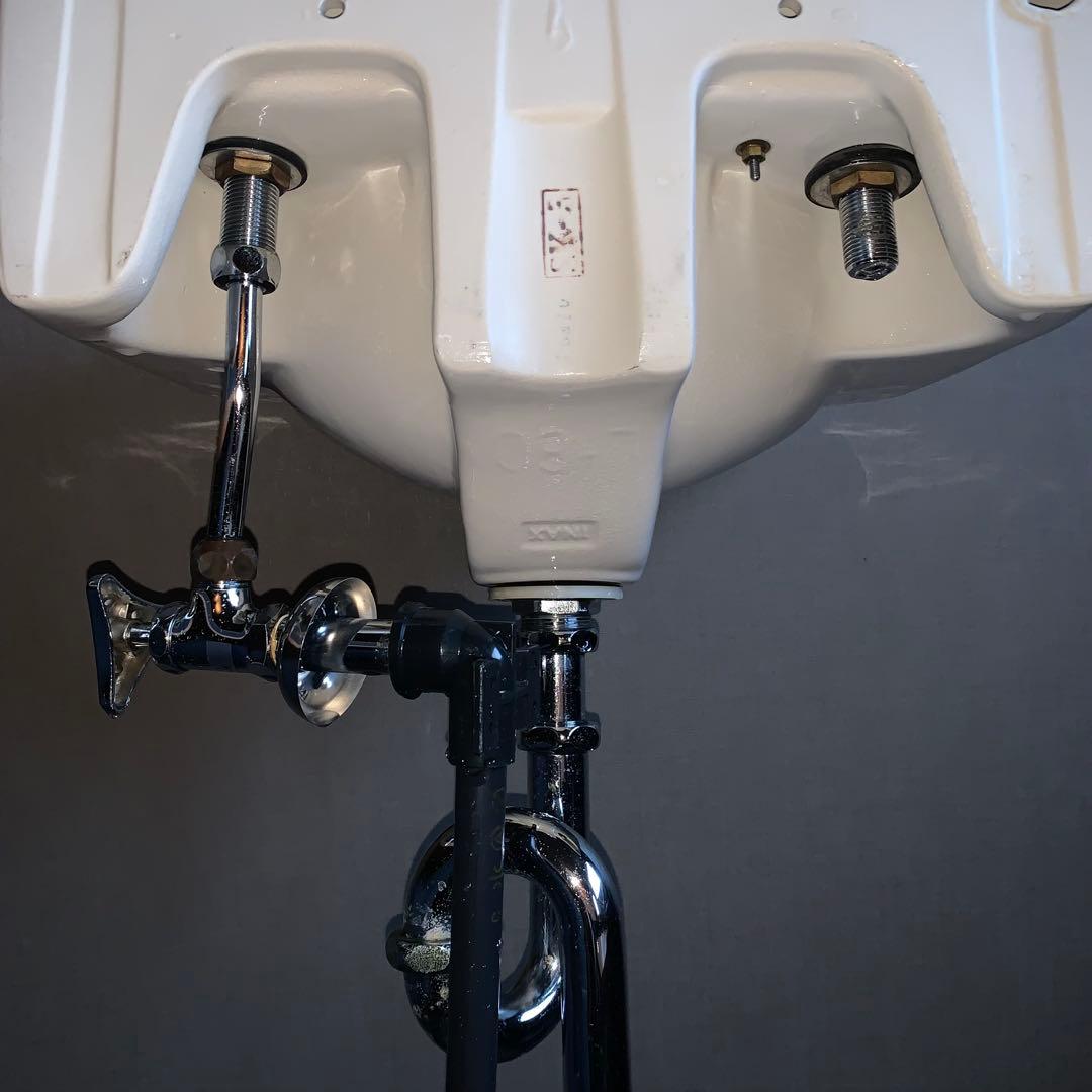 LIXIL・INAX 手洗い器セット　L-80G 洗面器