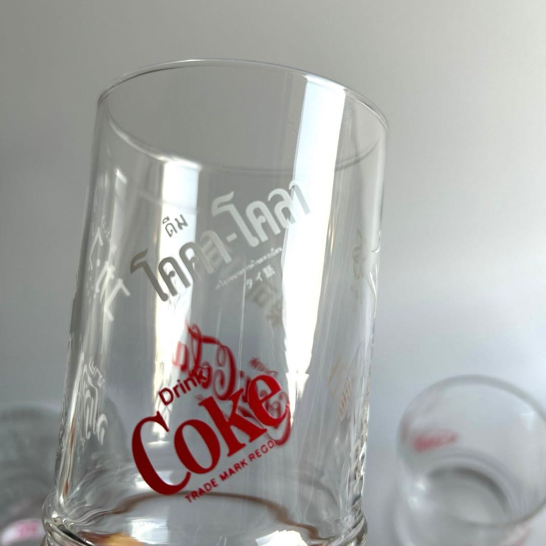 コカコーラ ワールドグラス 7個 ノベルティ 昭和レトロ