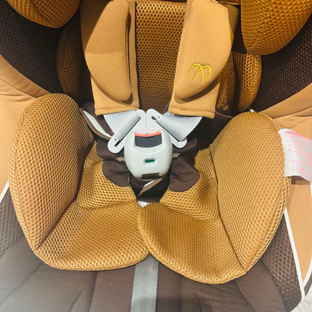 【美品】エールベベ クルットNT2 チャイルドシート　シナモンブラウン