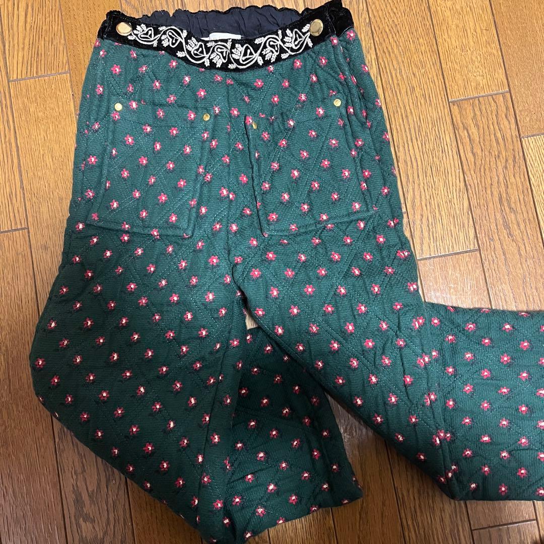 bonjour diary QUILTED PANTS キルティングパンツ　6Y