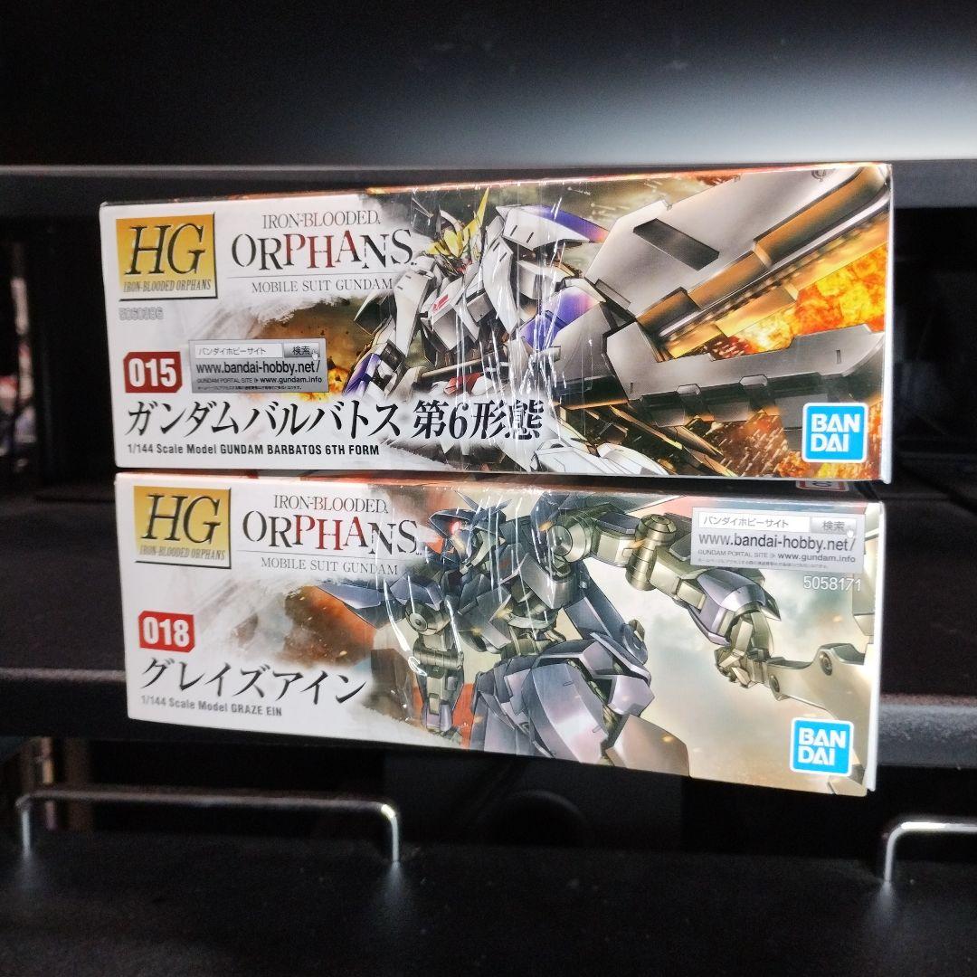 未開封新品 HG バルバトス第6形態＋グレイズアイン 合計2個セット
