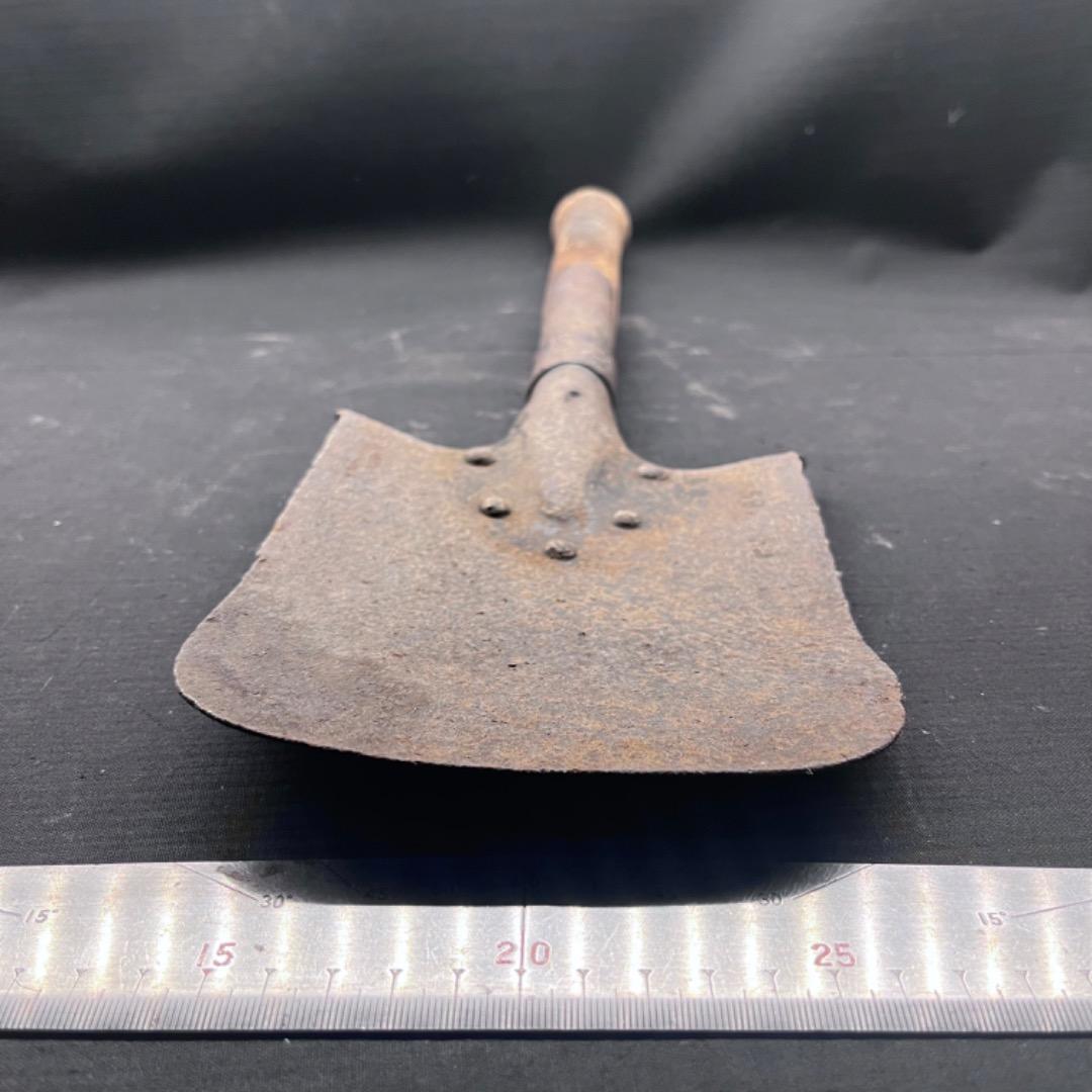 ▽Fc右1012 希少 ドイツ軍 実物 ストレートスコップ