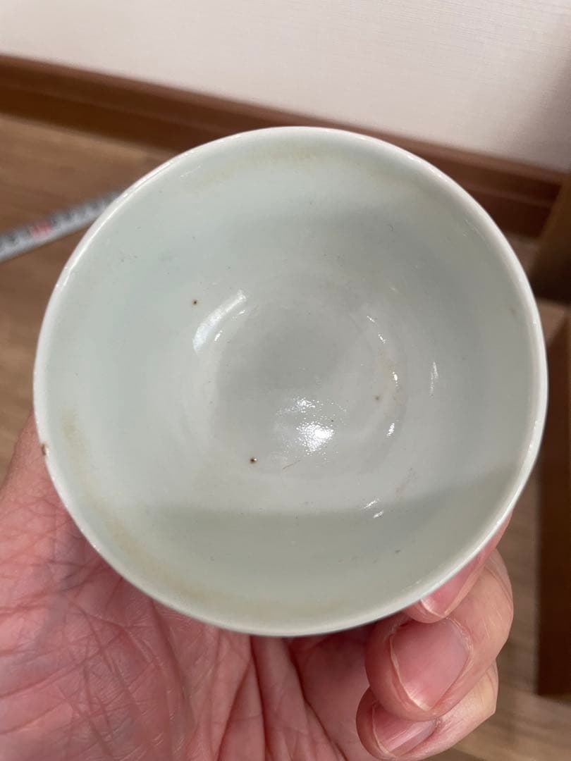 大明　生化年製　湯呑み　染付　中国　骨董　古美術　アンティーク　コレクション