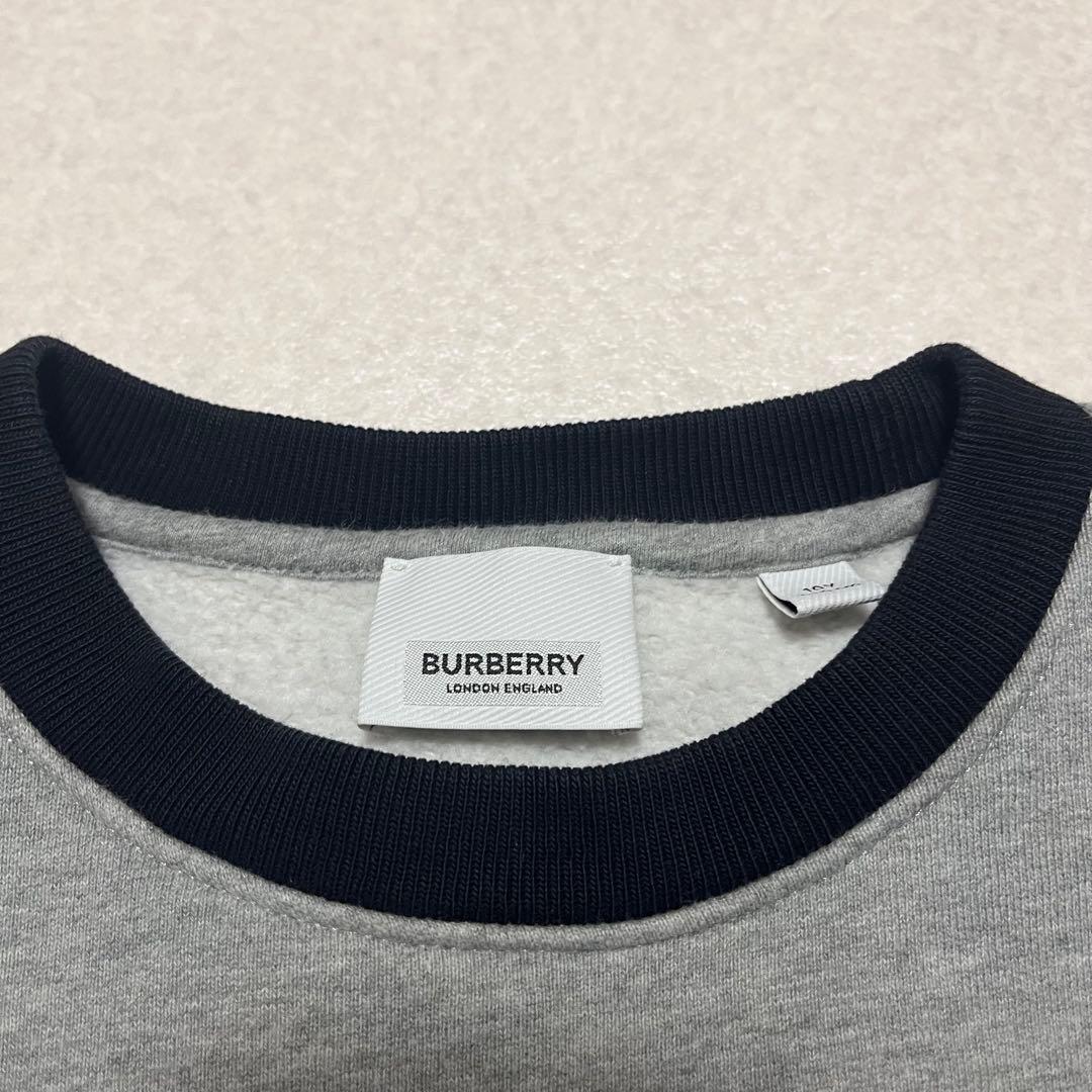BURBERRY ロゴスウェット トレーナー 10Y 140cm グレー キッズ