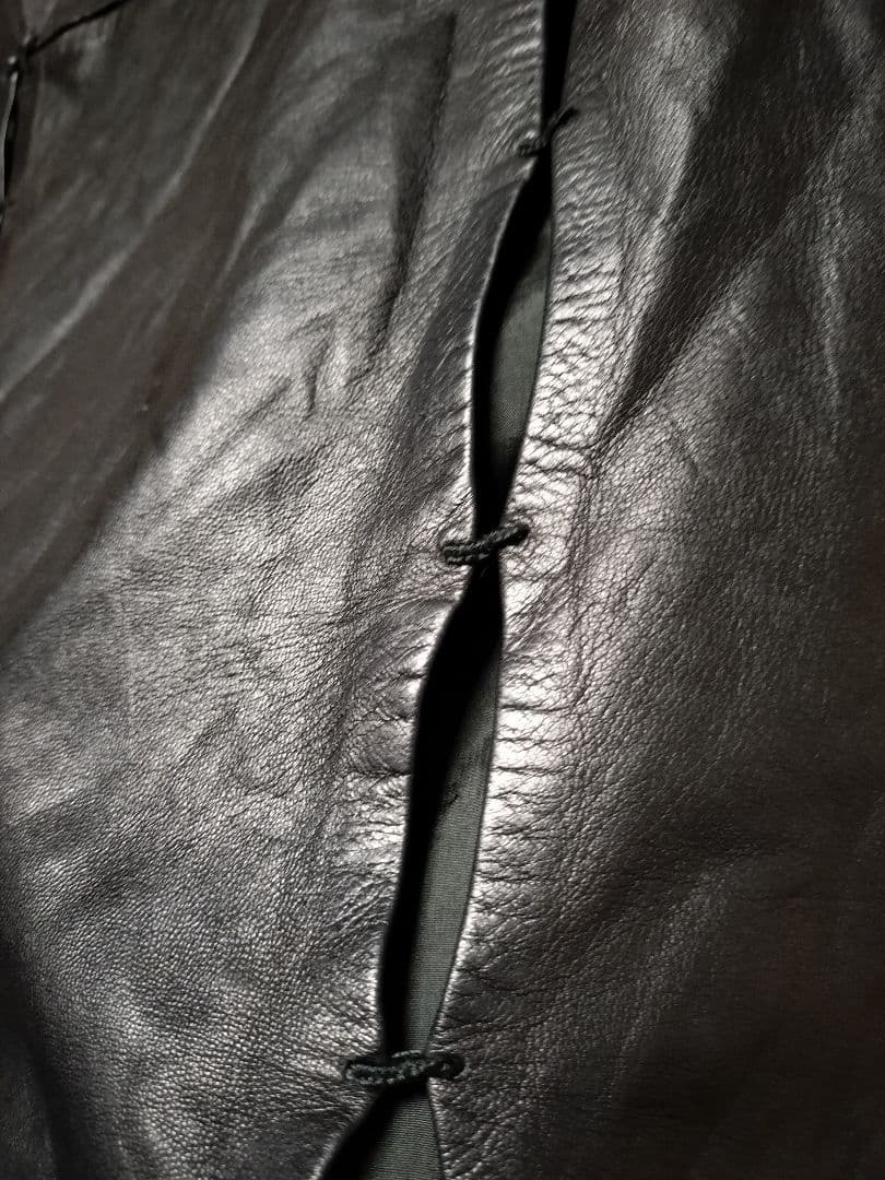 PRADA プラダブラック レザー タイトスカート 38