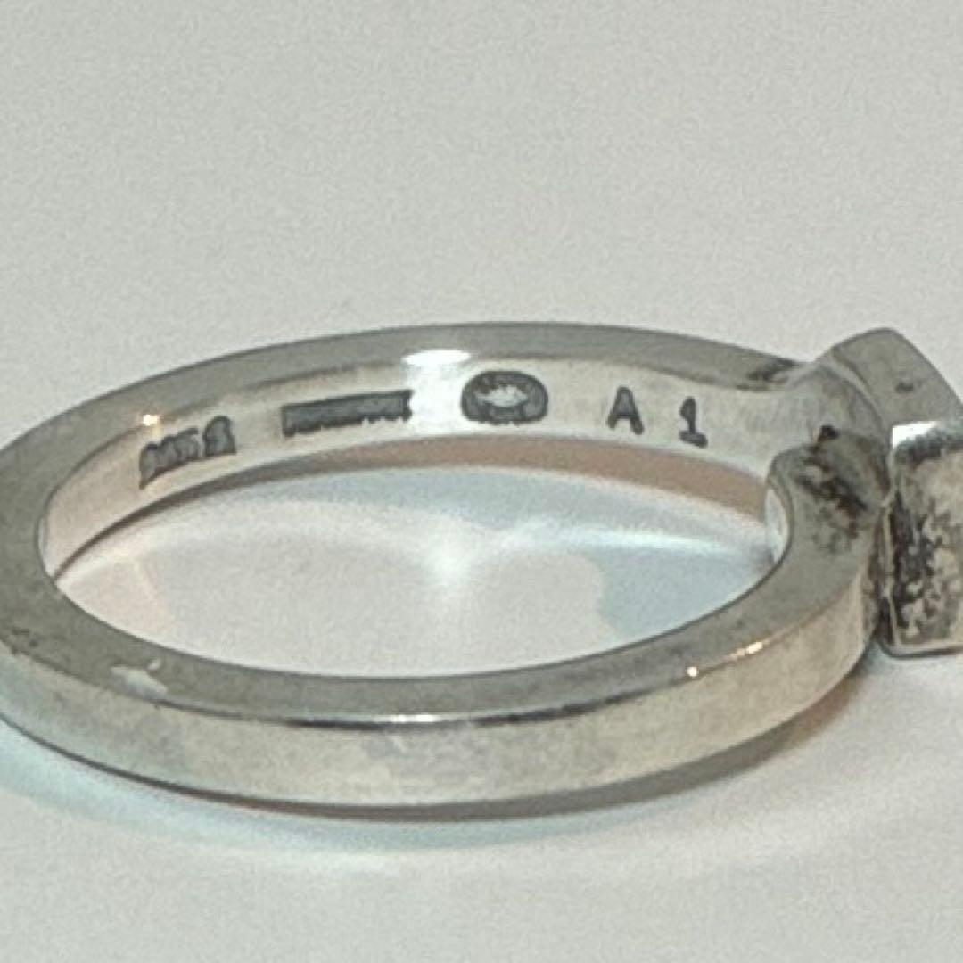 ジョージ・ジェンセン スターリングシルバー # A1 モダン リング　16号