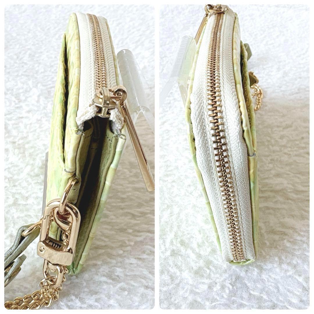 極美品✨HerSchedule　キーレット　ミニウォレット　キーケース　小銭入れ