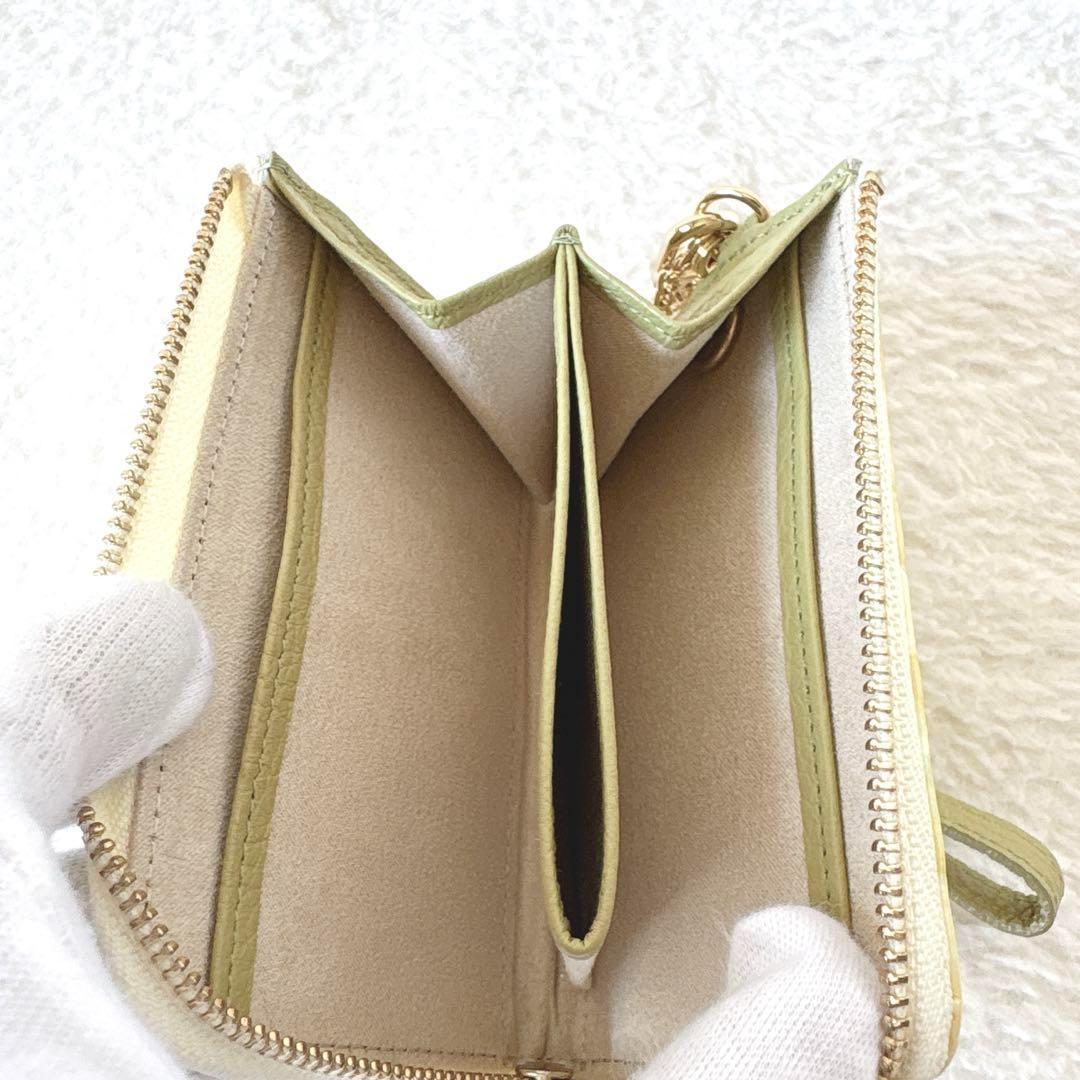 極美品✨HerSchedule　キーレット　ミニウォレット　キーケース　小銭入れ