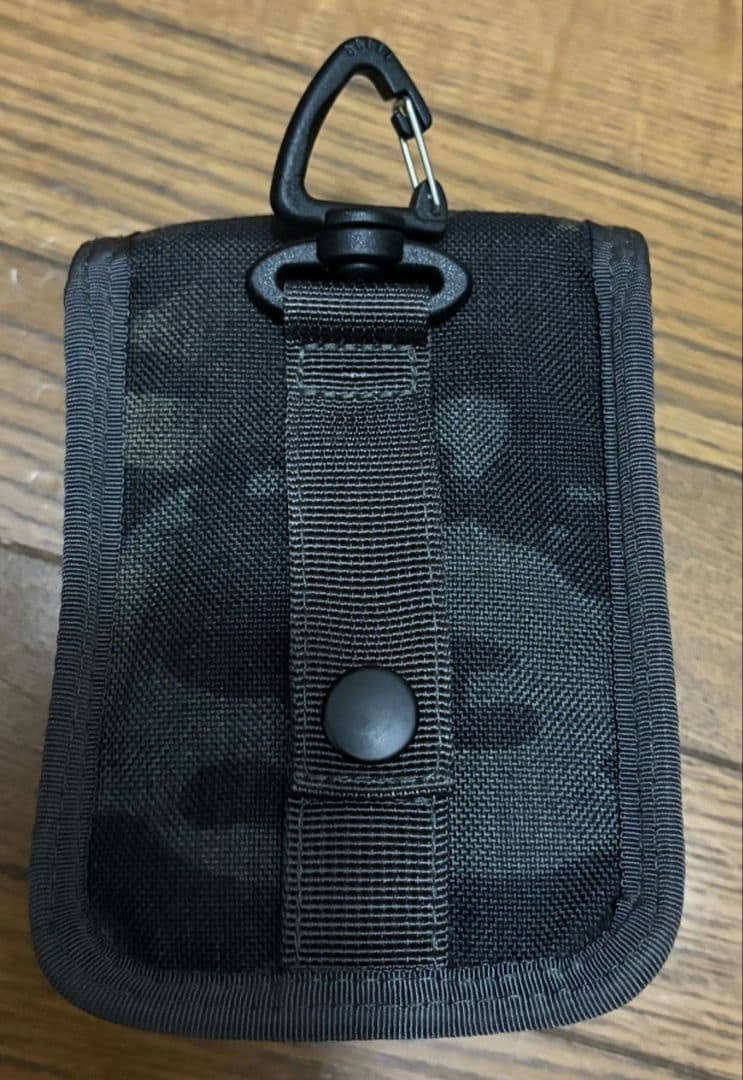 BRIEFING スコープボックスポーチ ブラック×迷彩