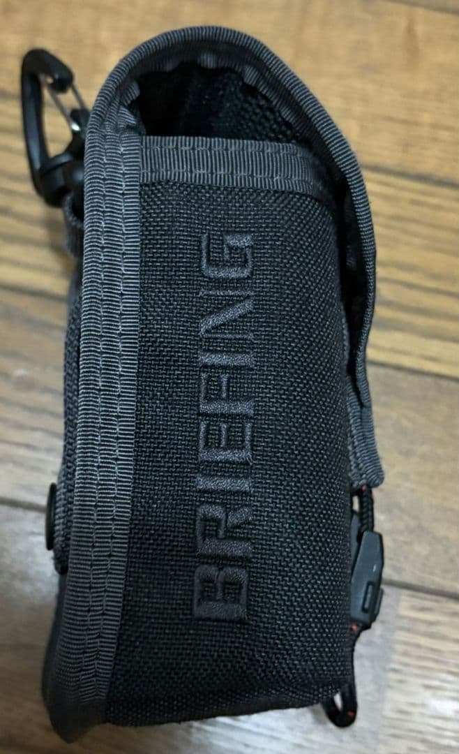 BRIEFING スコープボックスポーチ ブラック×迷彩