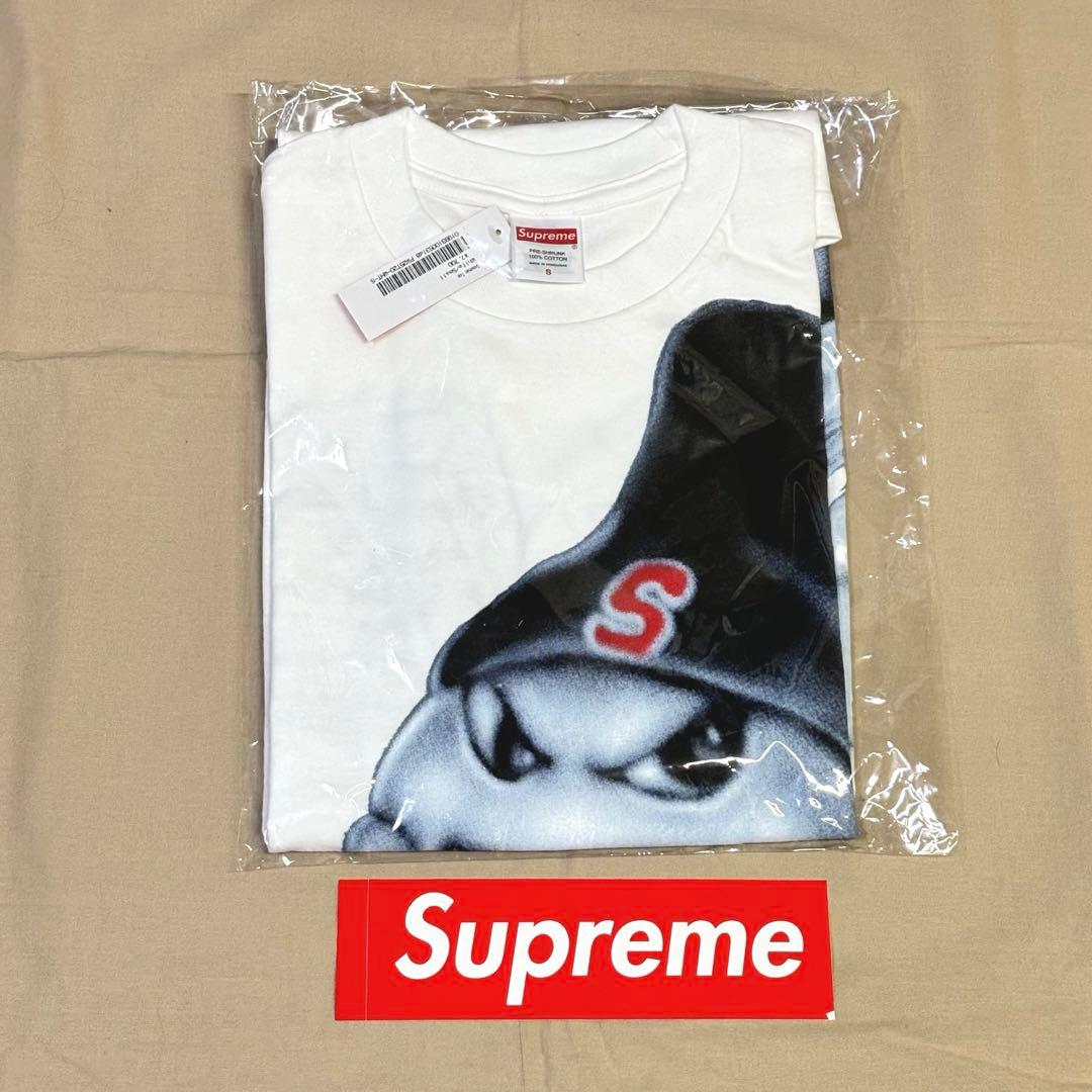 本物正規品 25FW Supreme man Tee 白 新品未使用