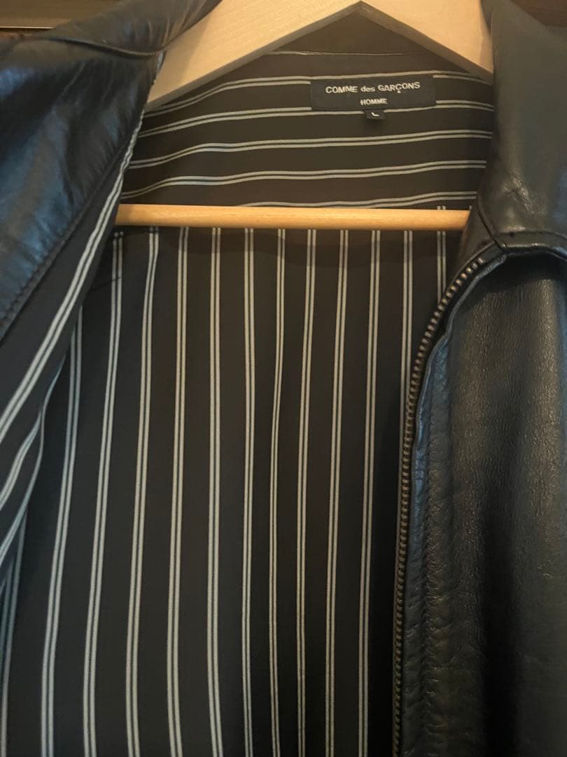 y*u様 コムデギャルソン　オム　レザージャケット