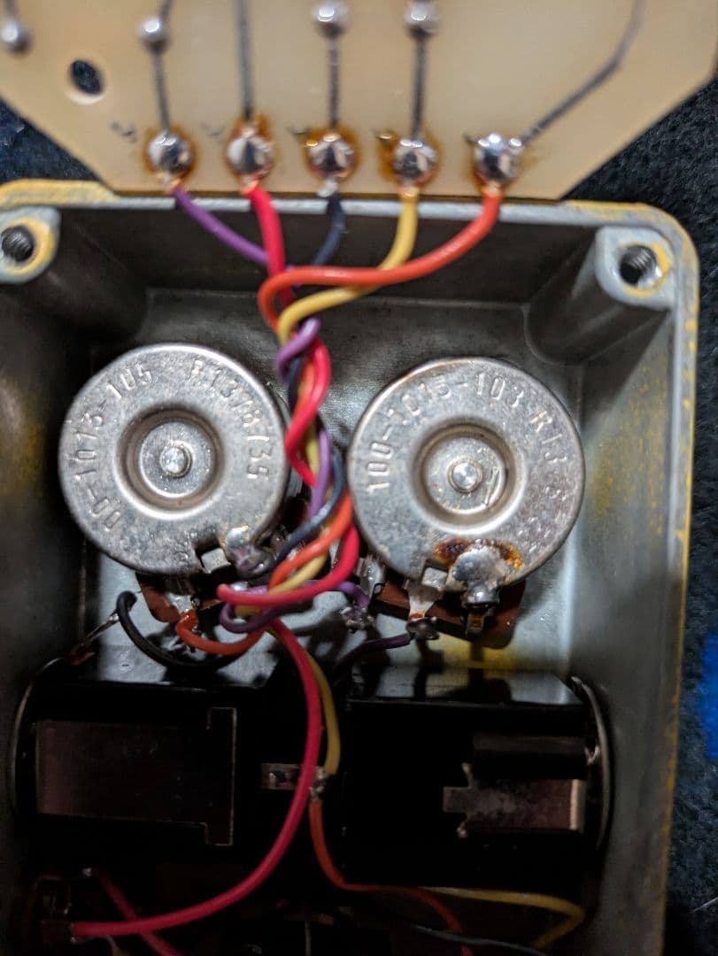 MXR distortion+　m104　87年初期ジムダン製　箱説明書付き