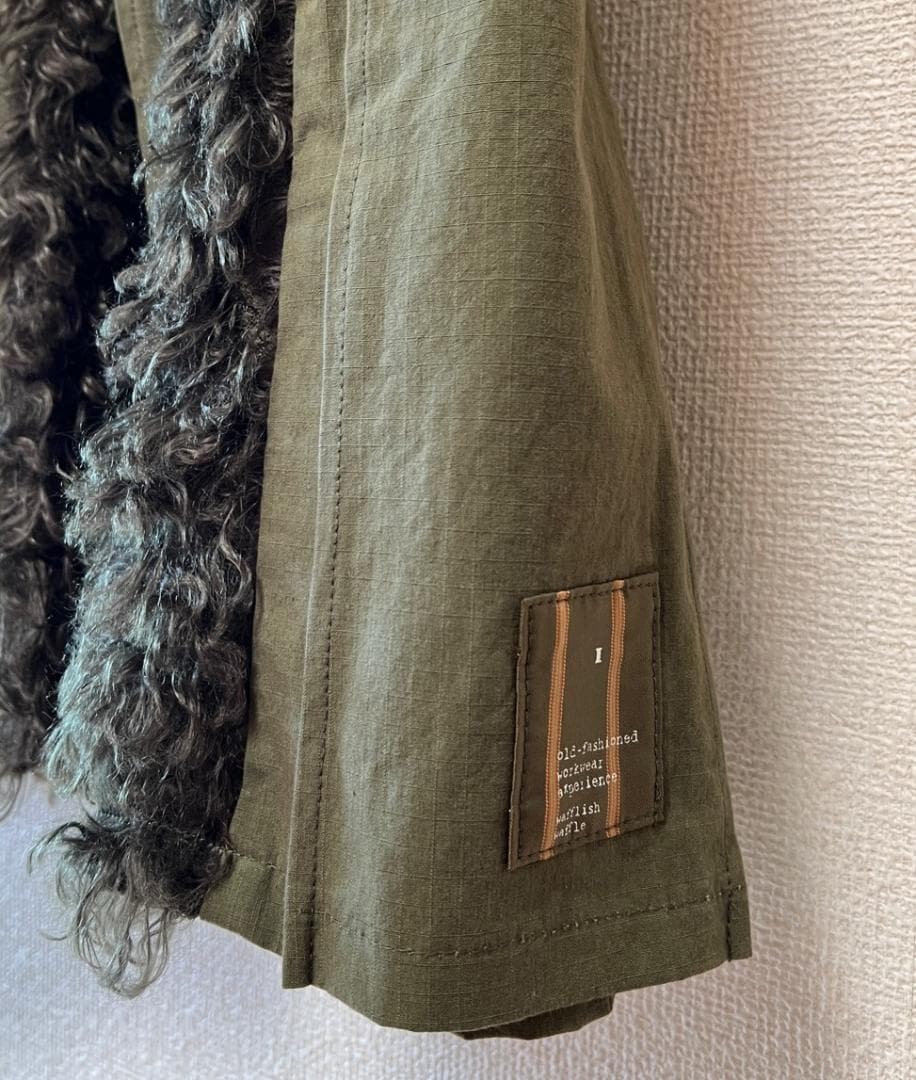 値下げ☆新品☆wafflish waffle　ボアトッピングアーミースカート