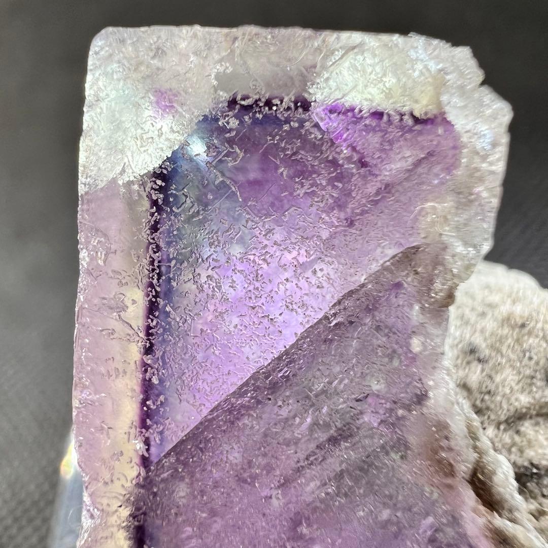 可愛い‼︎ ヤオガンシャン　パープルグラデーションフローライト　可愛い‼︎（2回目）