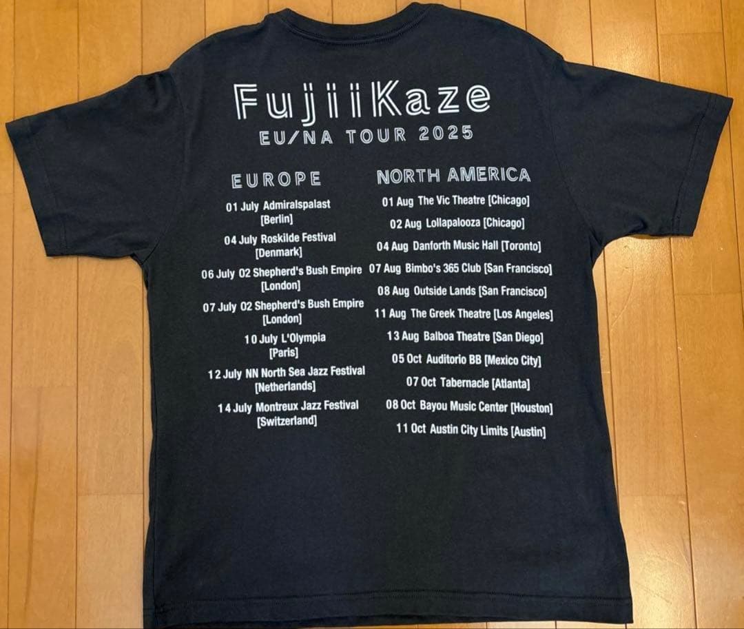 藤井風　ドリンクTシャツ　Lサイズ（公式サイトで購入）