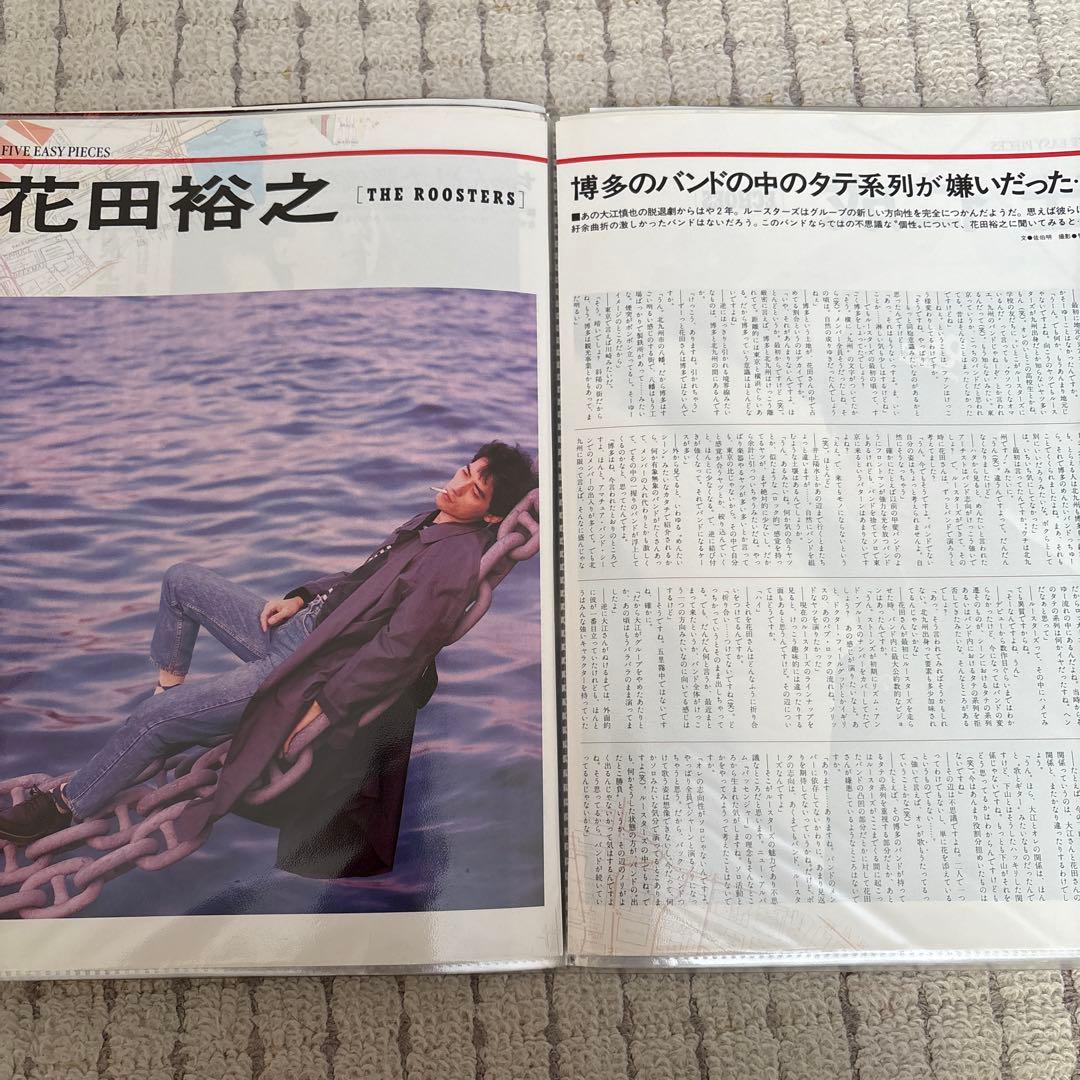 花田裕之 切り抜き クリアファイル　４０Ｐ　１冊