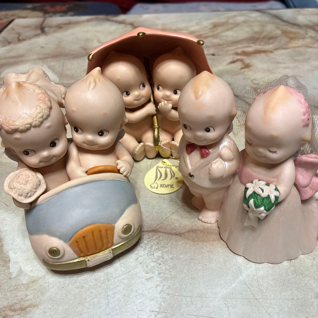 加藤工芸　キューピー 陶器 3セット