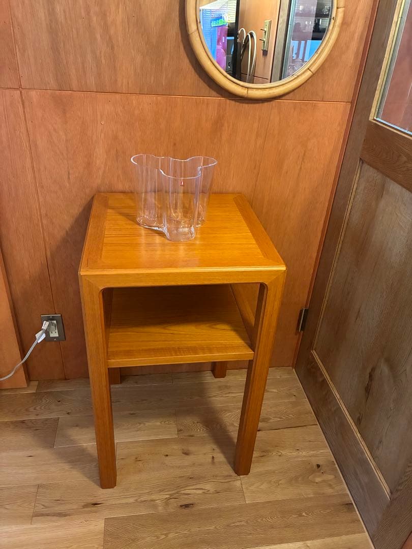 天童木工　花台　サイドテーブル　ヴィンテージ　　チーク