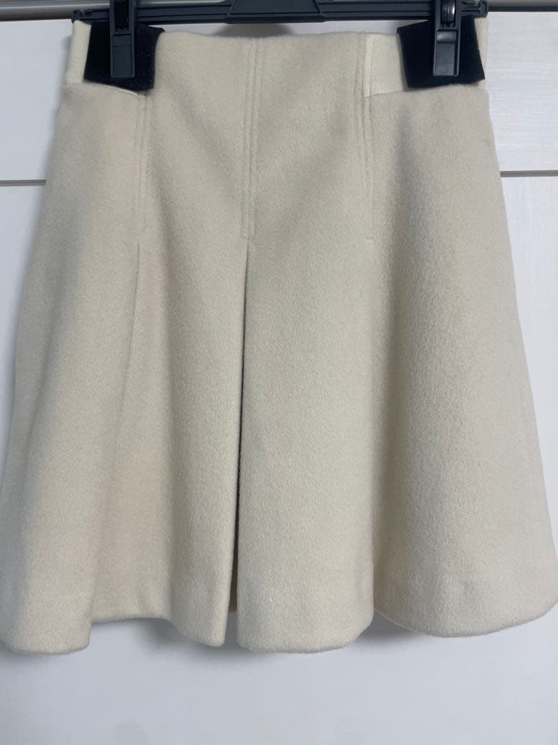 スナイデル　ウエストリブプリーツミニスカート