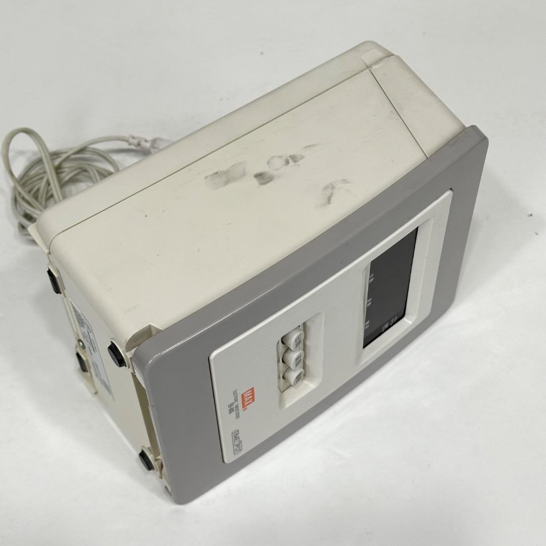 MAX タイムレコーダー ER-80S 新品タイムカード25枚付き