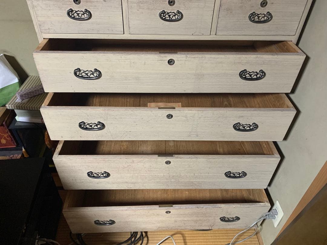 桐タンス　昭和レトロ　引き取り希望　浅草