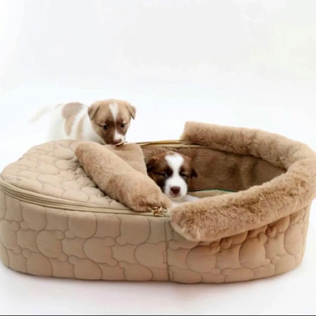 【新品】ハリースペット　バシネットDORM チークピンクL