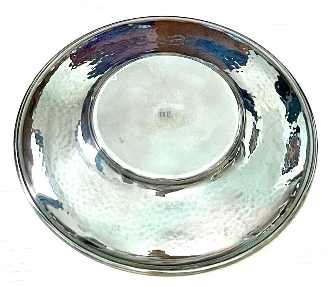 茶托　純銀　箱あり　373.8g