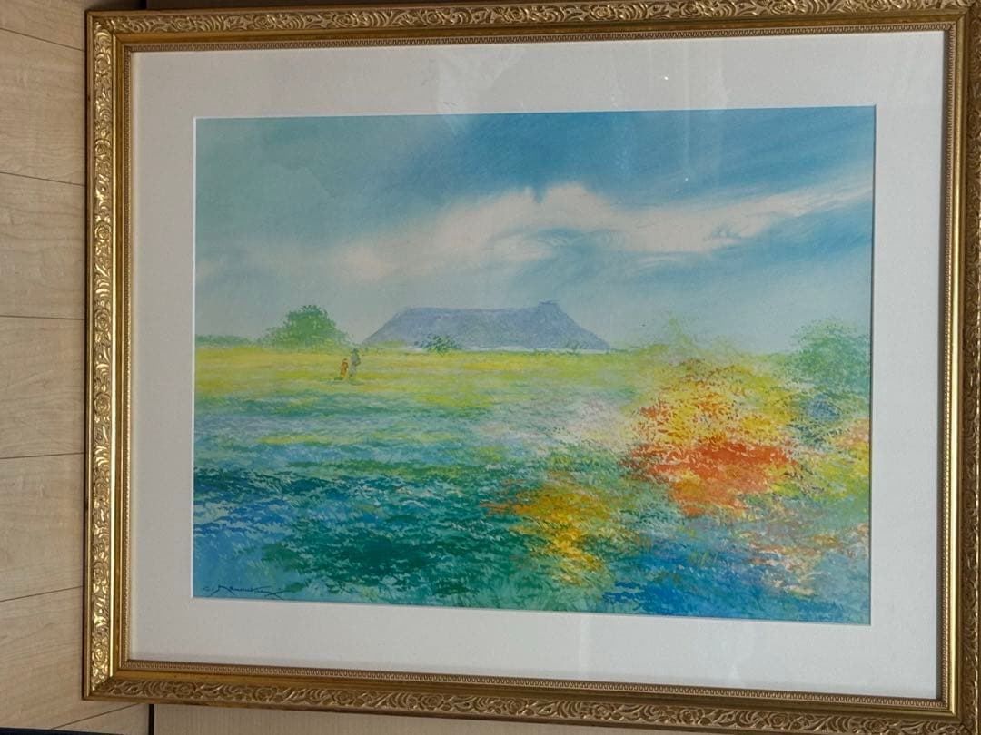 オリジナル油彩原画CLAUDE MANOUKIAN FlowerBarbizon