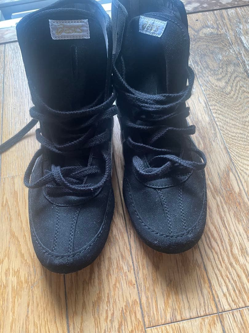 アシックス　レスリングシューズ　ブラック/シルバー　サイズ26cm