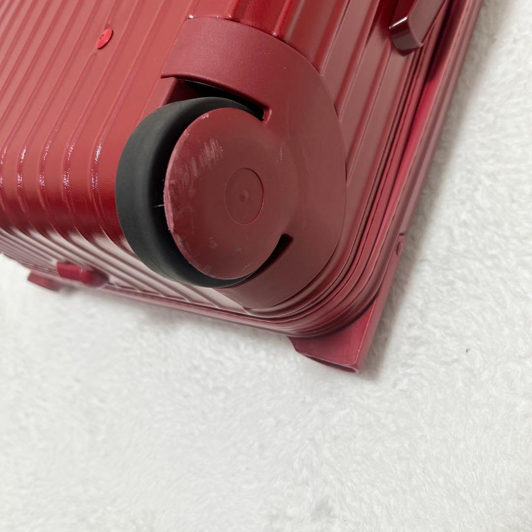 【美品】リモワ サルサ 35L 機内持ち込み可 スーツケース レッド