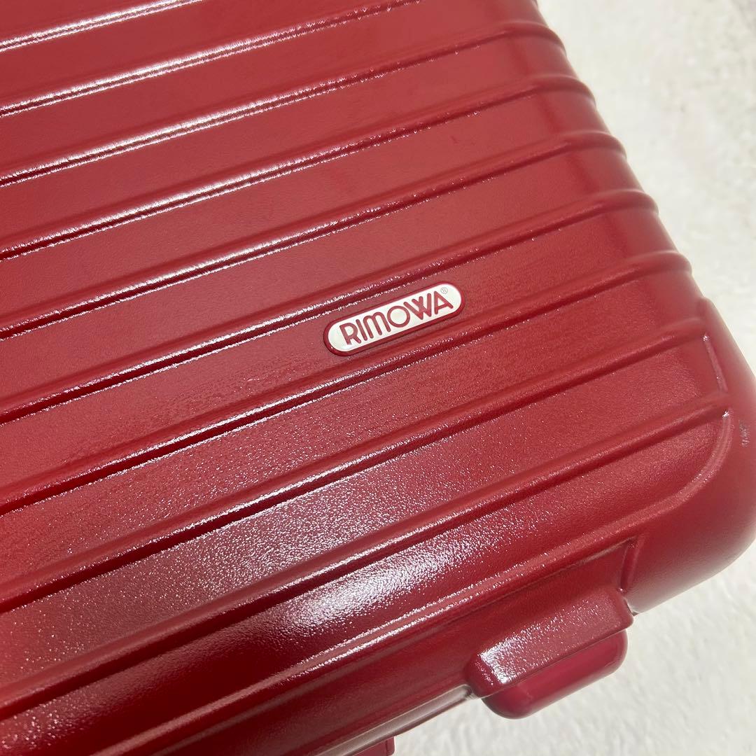 【美品】リモワ サルサ 35L 機内持ち込み可 スーツケース レッド
