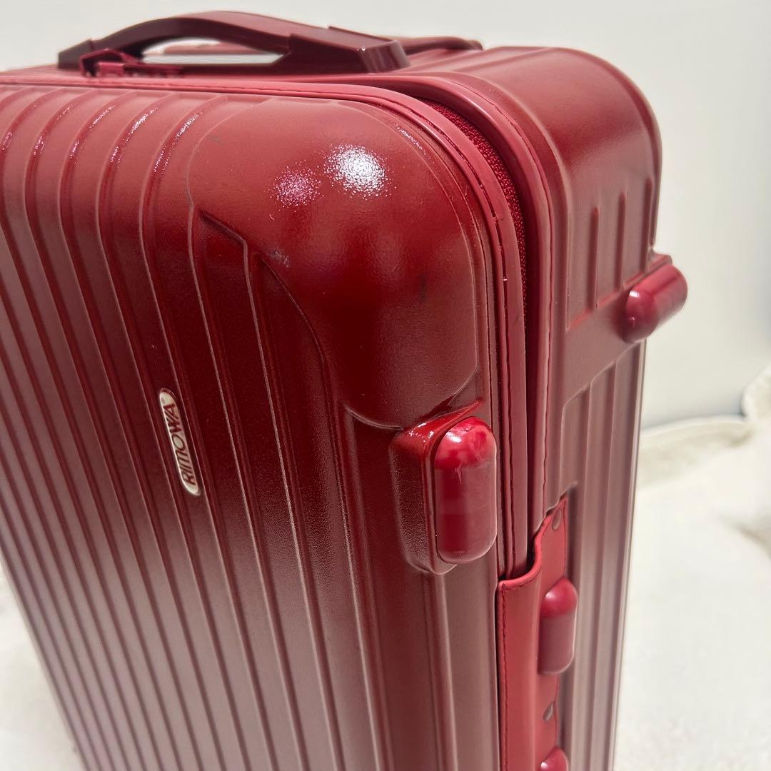 【美品】リモワ サルサ 35L 機内持ち込み可 スーツケース レッド