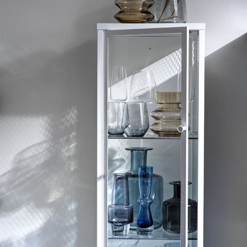 ポ*門様 【組み立て済み】IKEA BAGGEBO バッゲボー ガラスコレクショ