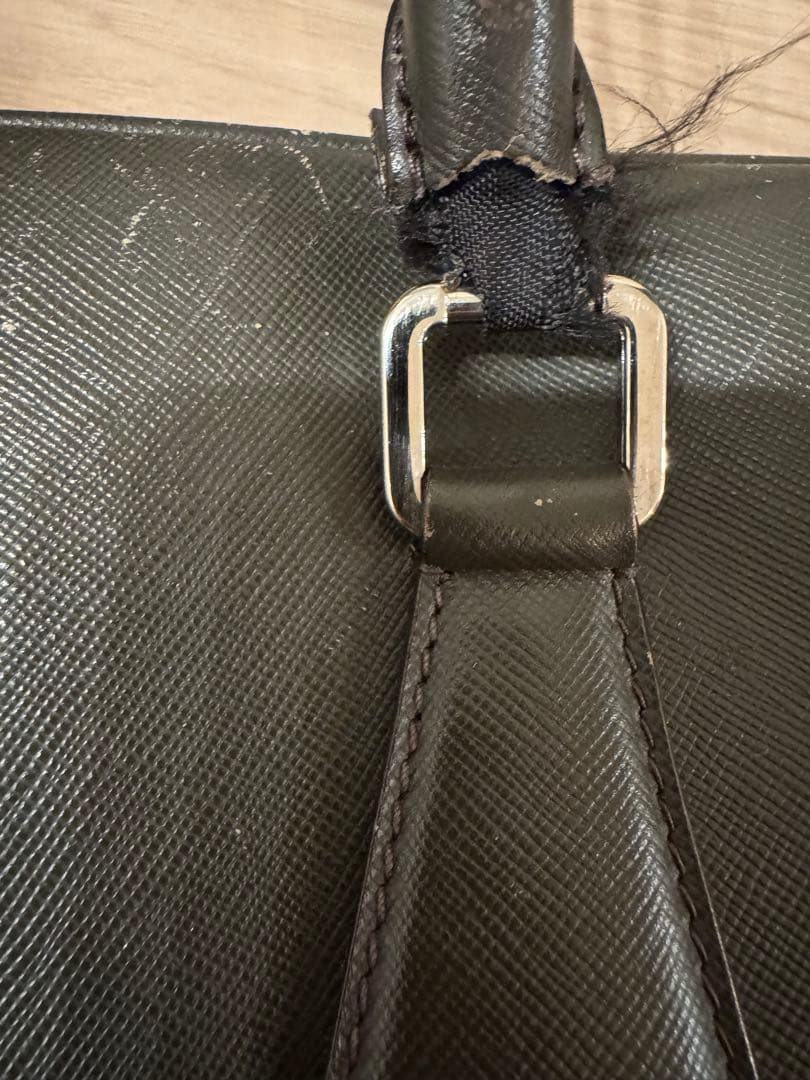 PRADA プラダ サフィアーノレザー 三角ロゴ ビジネスバック ブリーフケース