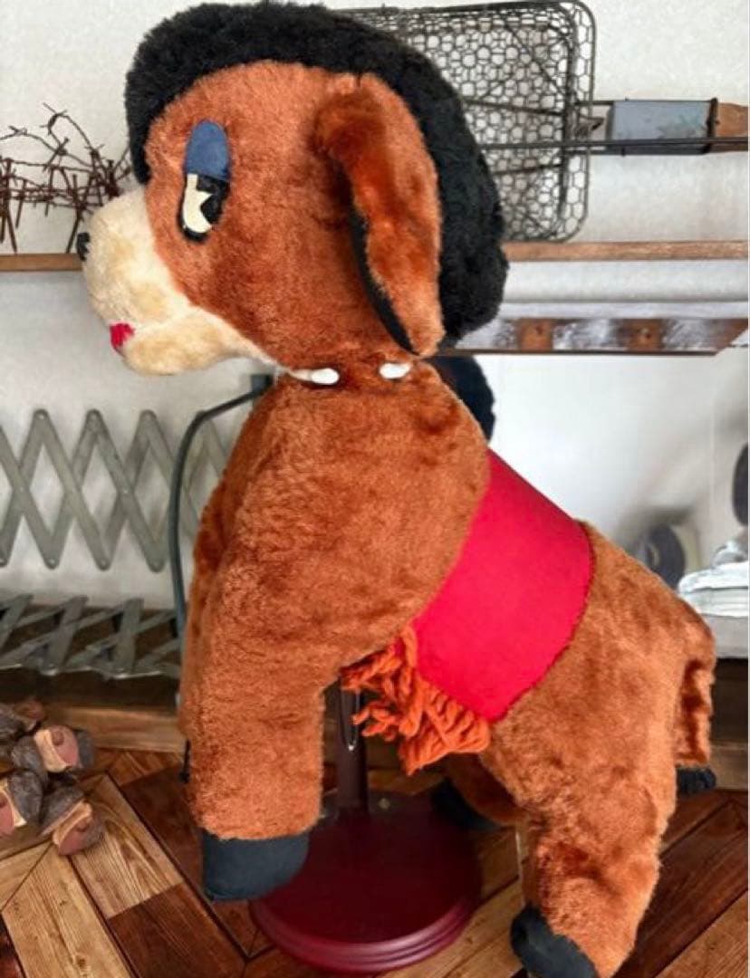 アメリカン雑貨 used レトロなロバのぬいぐるみ