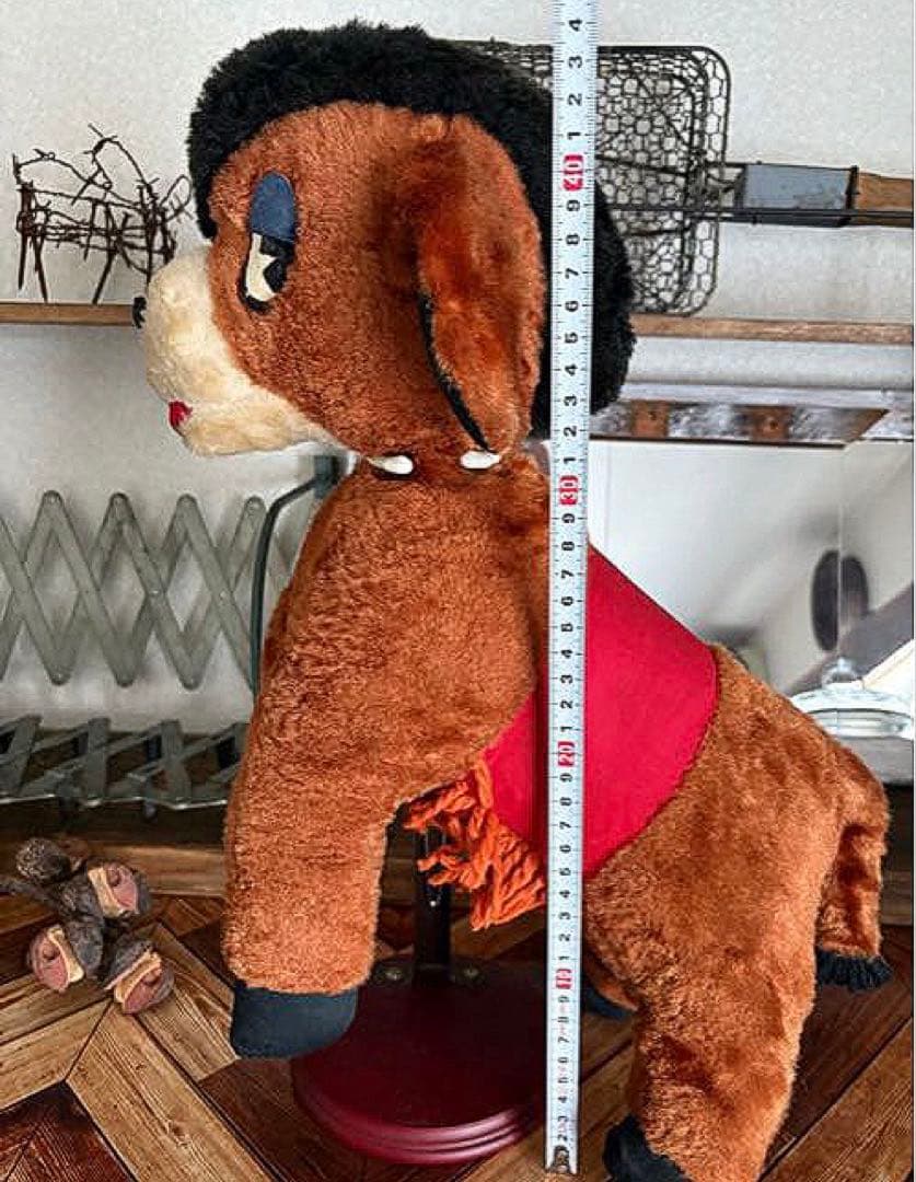 アメリカン雑貨 used レトロなロバのぬいぐるみ