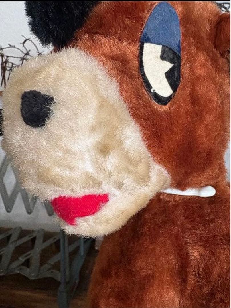 アメリカン雑貨 used レトロなロバのぬいぐるみ