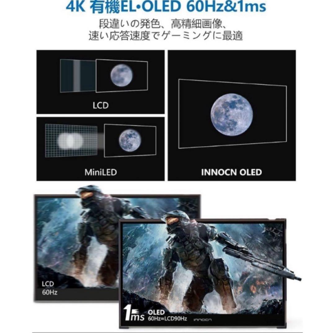 有機EL 4K タッチパネル モバイルモニター Innocn PU15-PRE