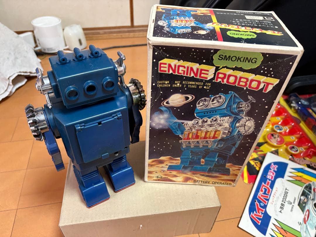 堀川玩具 スモーキング エンジン ロボット 昭和レトロおもちゃ