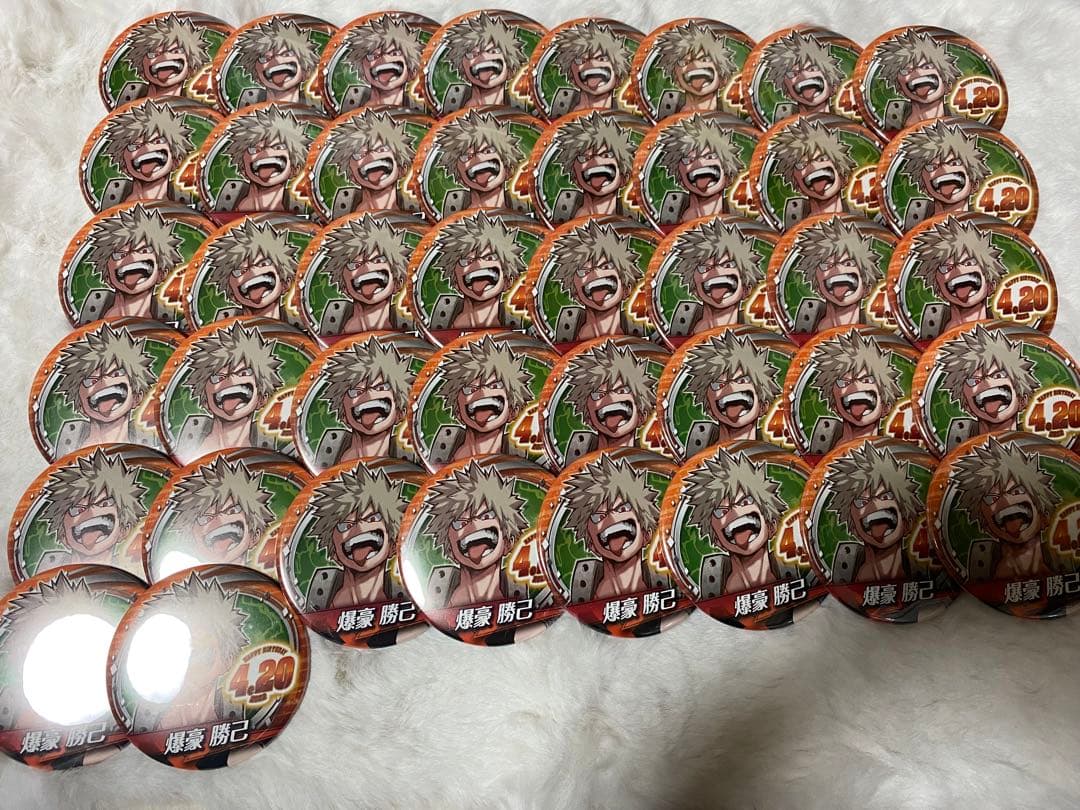 爆豪勝己 缶バッジ バースデー缶バッジ2022 ジャンプ ヒロアカ