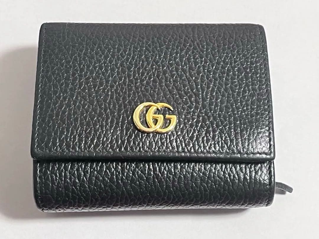 GUCCI グッチ　二つ折り財布　GGマーモント
