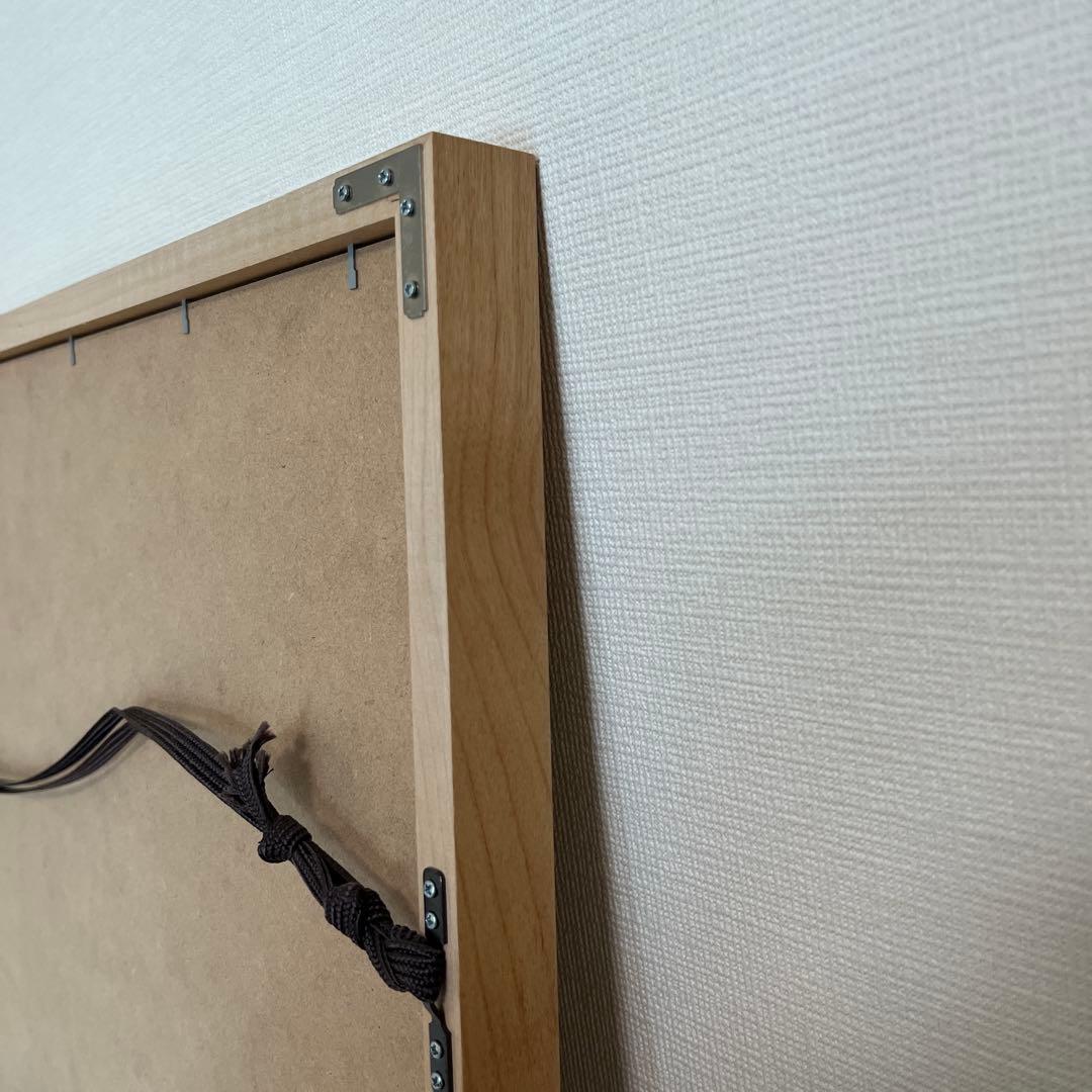 パブロ・ピカソ アートフレーム ハト 複製画 絵　木枠　71×55センチ