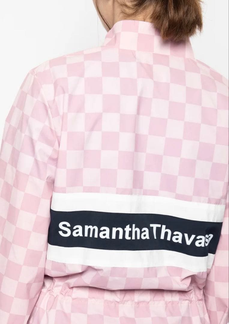 新品タグ付き　Samantha GOLF チェックウインドブレイカー